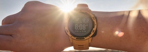 Solar energy - Garmin Instinct Solar watch for runners 