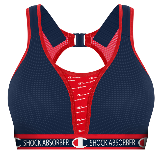 shock absorber ultimate run bra padded miękki stanik