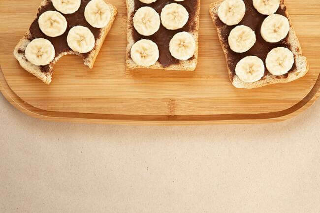 What to eat before running - banana 