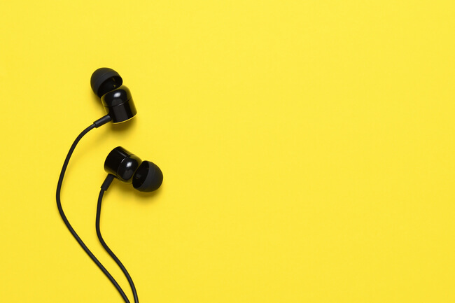 In-ear headphones for runners