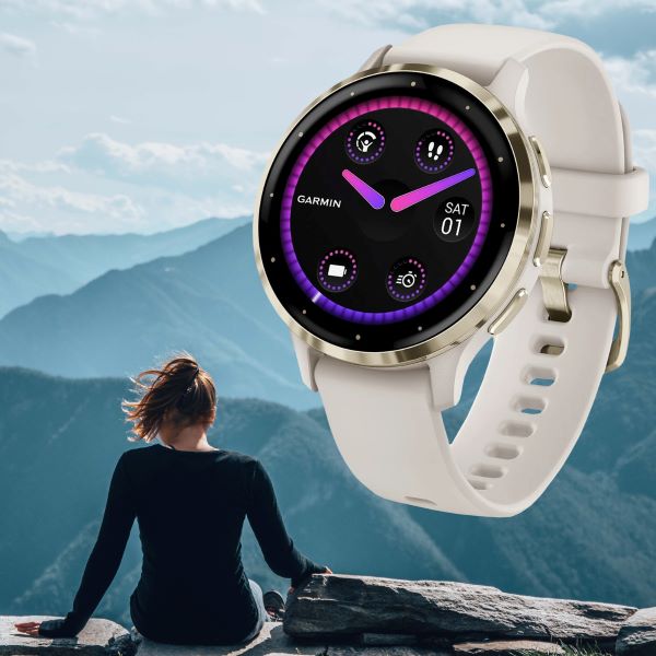 damski smartwatch do biegania garmin venu 3s