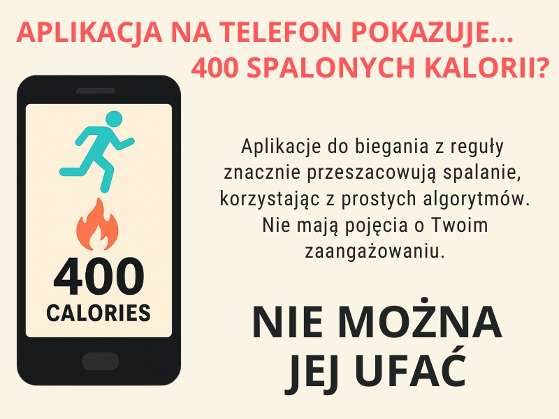 Bieganie – kalorie przedstawiane przez aplikacje są zakłamane